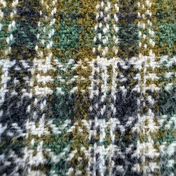 Vintage Boxy Flannel GUESS JEANS Mens Medium Thick Button Down 100% Cotton - Picture 4 of 10